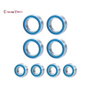 8PCS Rubber Sealed Ball Bearing Kit for  1/16 E- Slash  Summit RC Car Upgrades Parts Accessories