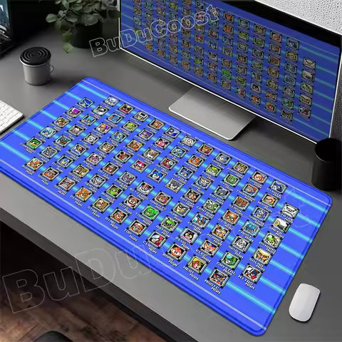 Many Size Gaming Mousepad Game Megaman Mouse Pad Desk Protector Rubber Mat Pc Accessories Deskmat Ga