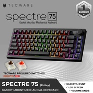 TECWARE Spectre 96 / 75 Wired Wireless Gasket Mounted Mechanical Keyboard - Black & White Colors Bro