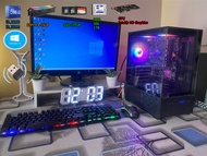 คอมเกมส์ครบชุด RAM4GB RAM8GB SSD120 GB หน้าจอ19นิ้ว