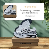 Salomon Lab Shoes White Black combination Goretex Hiking adventure Running Sports Shoes