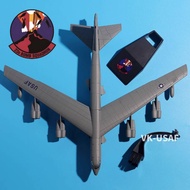 US Air Force B52 Stratofortress strategy bomber model, alloy simulation, product