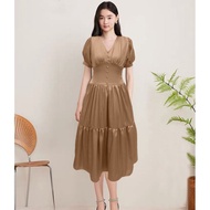 666 Fashionable V-neck women's dress