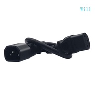 Will IEC 320 C14 Male to IEC 320 C13 Power Cable Cord for Laptops Power Adapters