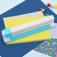 เครื่องเจาะรู30รู B6 A5 A6 A4 B5 B7 A7หลวมเครื่องวางแผนสมุดบันทึกกระดาษแบบมือดันเครื่องเจาะรูอุปกรณ์