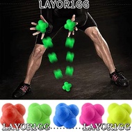 LAYOR1GG Hexagon Reaction Ball, Reflex Games 5.5cm Training Ball, High-quality Improve Hand Eye Coor