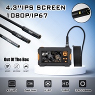 4.3 Inch 1080P Endoscope Camera P130 Industrial Car Pipe Check Camera 360 Rotation IP67