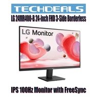 LG 24MR400-B 24-inch FHD 3-Side Borderless IPS 100Hz Monitor with FreeSync