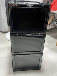 黑色透明鞋盒