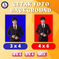 Print formal work photo 4x6 3x4 2x3 FREE edit background Graduation photo diploma photo