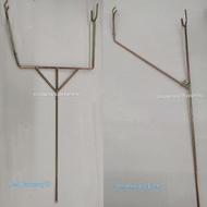 [ READY STOCK   ] ROD STAND Besi Pancang Lipat Joran Pancing