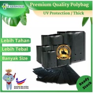 💥1kg Black Polybag UV Thick Fertigasi Polibag Hitam Nursery. Plastik Semaian Benih Seed. Polibeg Planting Bag. 💥