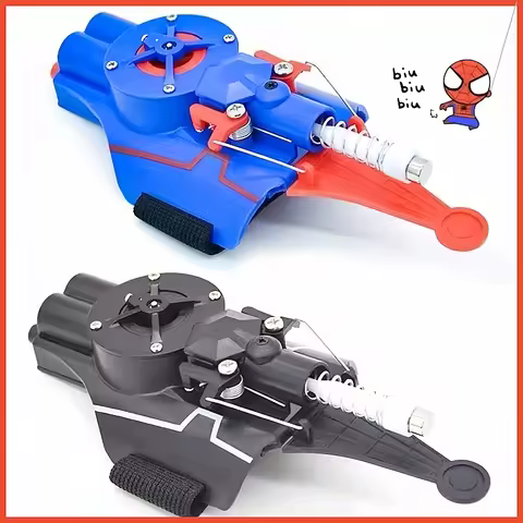 Hot Ml Legends Fully Automatic Peripheral Spiderman Web Shooters Spider Silk Launcher Rope Device La