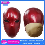 แบทแมน: หน้ากากหมวกสีแดง Jason Todd คอสเพลย์หมวกหน้ากากยางอุปกรณ์ประกอบฉากหน้ากากฮาโลวีนชุดงานปาร์ตี
