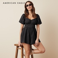 American Eagle Puff Sleeve Romper ชุดรอมเปอร์ ผู้หญิง (EWDR 039-7586-001)