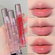 liptint lipstick Ukiss Lip Oil Transparent Lip Glaze Lipstick Water Gloss Moisturizing Glass Toot Mi