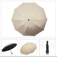 黑膠反向傘 黑科技遮陽自動傘 自動摺疊雨傘 折疊傘 太陽傘 遮陽 十骨架