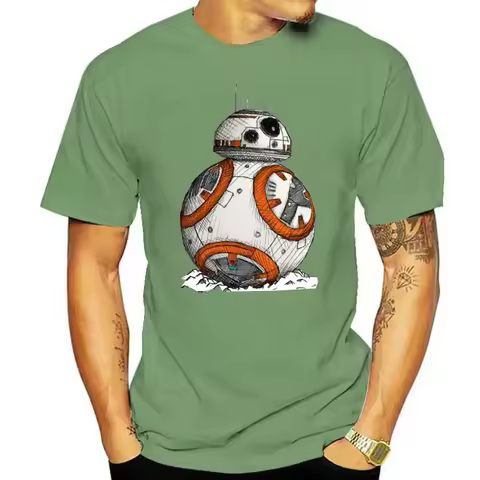 BB-8 Colored - Bb8 Women T-Shirt 100% Cotton O-neck Custom Printed Tshirt Men T shirt harajuku overs