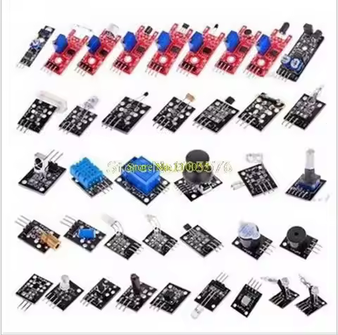 sensor kit 37 in 1 Sensor Kit For Arduino /RRGB/joystick/photosensitive/Sound Detection/Obstacle avo