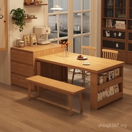 Taijima Dining Table 2026 Sense Open Style Table Integrated Log Color High-End New Style Dining Tabl