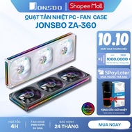 Jonsbo ZA-120 ZA-240 ZA-360 Radiator Fan ARGB Infinity LED Cooling Fan Sync Main Noise Canceling
