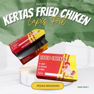 Automatic Folding Fried Chicken Box, Oil-Resistant, Animal Pattern, 15x10x6cm