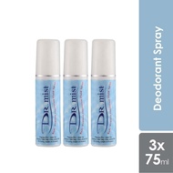 Dr. Mist Deodorant Spray Promo Pack 75ml x 3