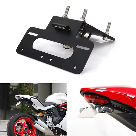 For Ducati Monster821 2018-2022 821 Stealth 2019-2021 821 Dark License Plate Holder Bracket Rear Tai