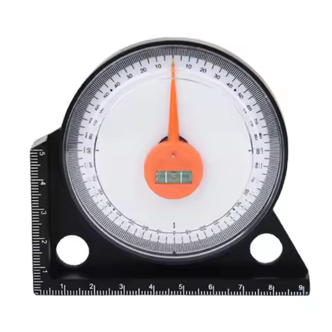 Brand New Angle Level Finder Magnetic 0-90 Degrees 92*85*13mm Acrylic + ABS Black+white Easy To Use 