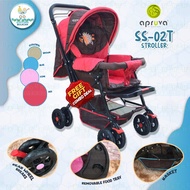 COD Apruva Stroller for Baby 3 Way Reversible Handle and with Mosquito Net SS-02T