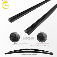 SUBEI1 Car Wiper Blade, Durable Rubber Refill Strips,  Easy To Replace 14/16/17/18/19/20/21/22/24/26