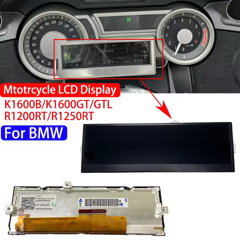 5.7" inch TFT LCD colour Display Glass Panel Dashboard For BMW K1600 B /K1600 GT /K1600 GTL /R1200 R