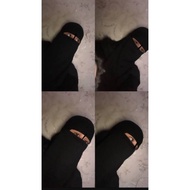 Niqab Nosetring 1 Layer Chiffon Aritachi