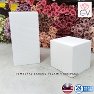 Span Gabus Styrofoam (lbs) & Salver Cylinder Bunga Span Petak Putih untuk gubahan pelamin | Floral F