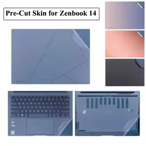 Pre-Cut Touch pad Cover Laptop Skin Decal for 2024 2023 Zenbook Pro 14 Duo OLED 14X UM3406 UX3405 UX