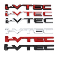 3D VTEC Logo Metal Emblem Badge Decals Car Sticker for Honda City cb400 i-VTEC vfr800 cb750 Civic Ac