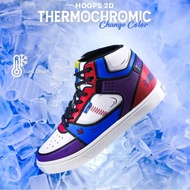 LIMITED Aerostreet Hoops High 2D Thermochromic Putih Biru Royal Hitam | Aerostreet Limited edition