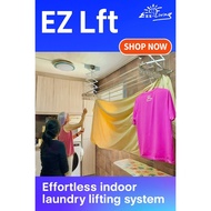 Wellex EZ Lift 5 Semi-automatic Laundry Drying Rack (Straight bar): CH4180  (Make in Korea) Free ins