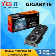 GIGABYTE AMD RX 9060 XT GAMING OC 16GB DDR6 GRAPHICS CARD (GV-R9060XTGAMING OC-16GD)