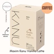 Ready Maxim Kanu Vanilla Latte (24 Sachet)/ Kopi Sachet Korea