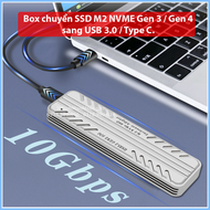 Box NVME chuyển SSD M2 NVME Gen 3 / Gen 4 sang USB 3.0 / Type C.