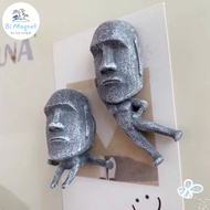 [AVAILABLE] Magnet Resin Easter Island Stone Statue Souvenirs Chilean Travel