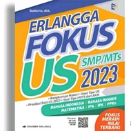 BUKU SOAL UJIAN SEKOLAH SMP KELAS 9 ERLANGGA FOKUS US UN SMP/MTS 2022