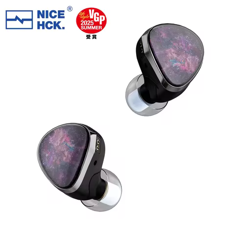 NICEHCK NX8 HiFi Earphone 1DD+6BA+1PZT Hybrid Wired In Ear Monitors Detachable 2Pin with AceLilac Au