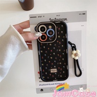 【Jam Case】OPPO Case colorful flowers Phone Case suitable for OPPO A15 A16 A17 Cute 3D Printing phone