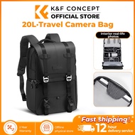 K&F 20L Men Backpack Waterproof Easy Storage Business Backpack Travel Friendly Camera Backpack