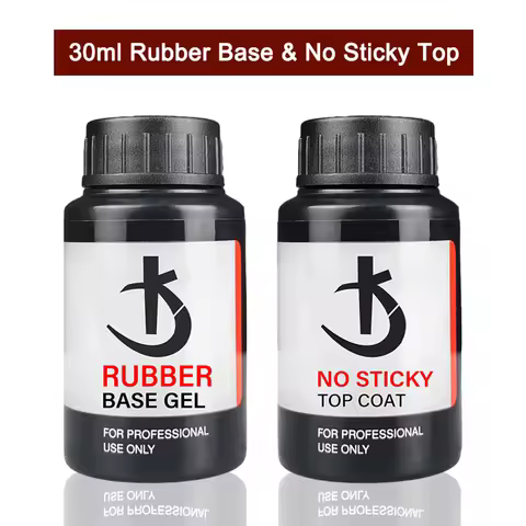 KODI JYJ Nail Base Coat Gel Polish 30ml Rubber Base Gel Semi-permanent No Wipe Top Gellac Thick Base