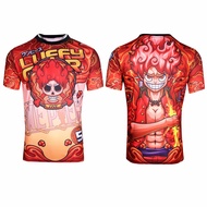 Eén Stuk Aap D Luffy Cosplay Kostuumset Trenchcoat, Shorts, Hoed