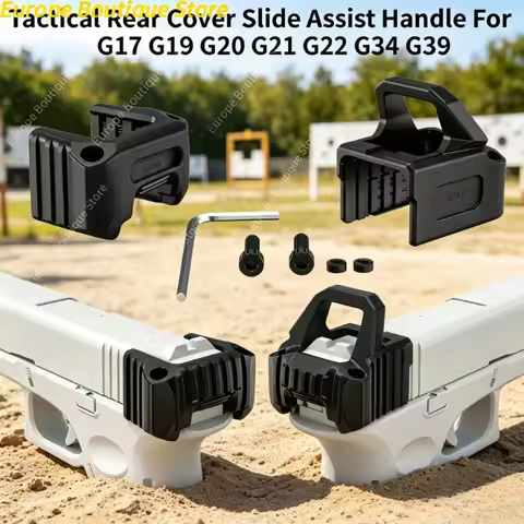Tactical Slide Assist Handle Rear Back Cover Plate for G17 G19 G22 G34 G39