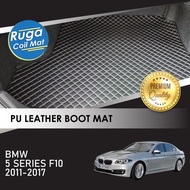 BMW 5 SERIES F10 ( 2011 - 2017 ) Karpet Bonet Kulit PU PREMIUM QUALITY PU Leather Boot Carpet